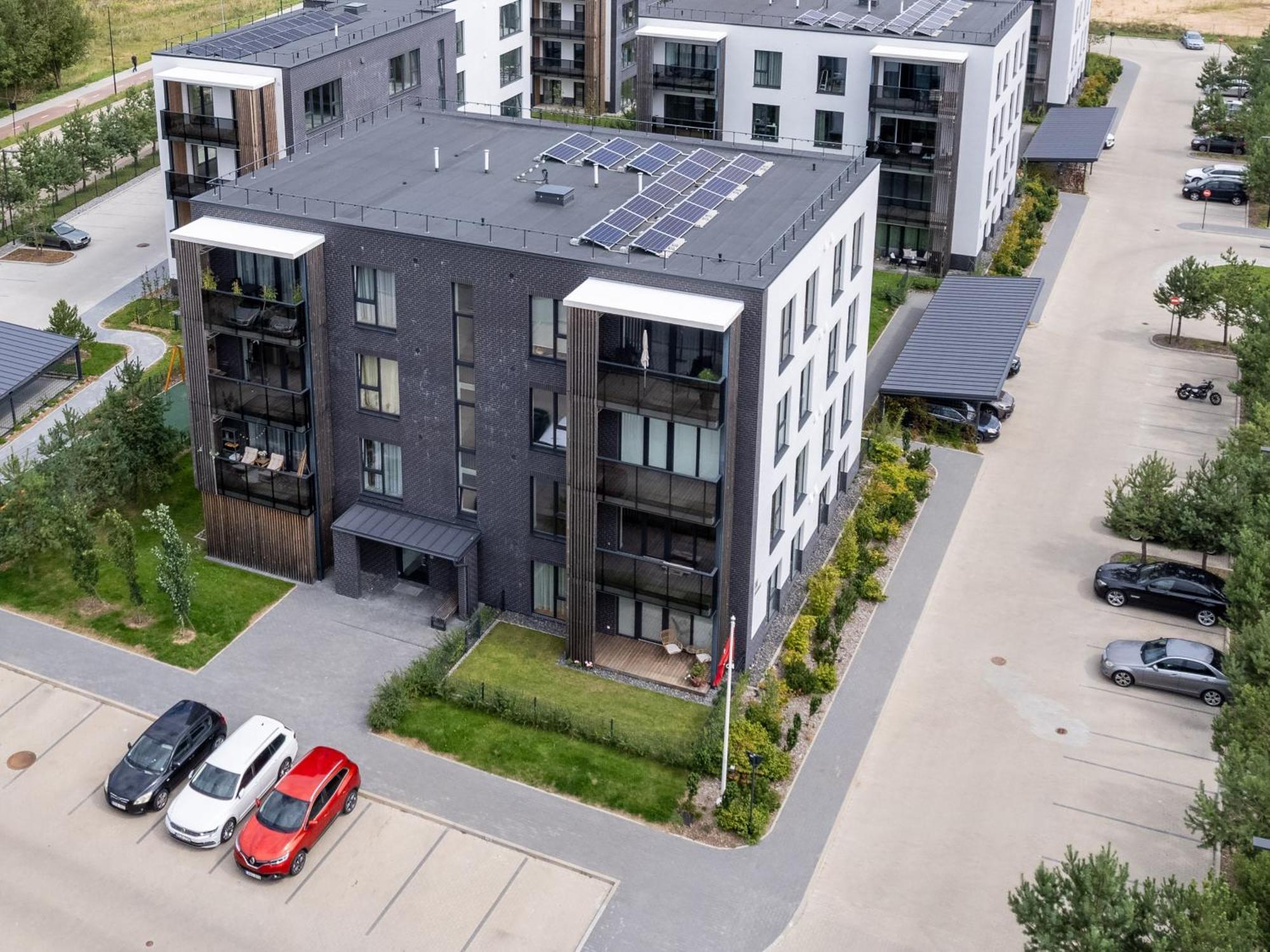 D33 Vilnius - Brand New Luxury Apartment With Terrace, Garden, Ac And Parking المظهر الخارجي الصورة